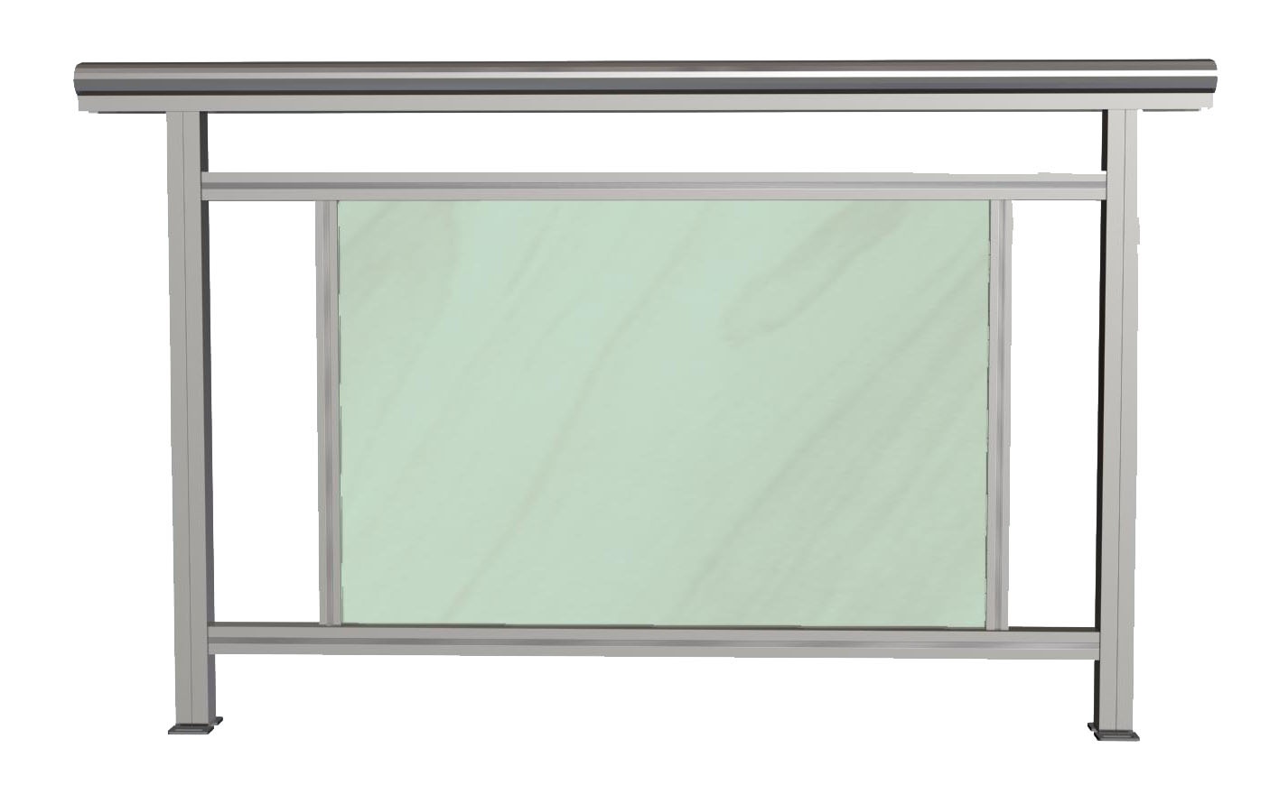 铝合金玻璃护栏