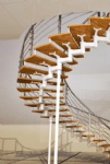 钢制木楼梯